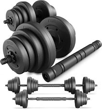 Hantelset Kurzhanteln 2er Set & Langhantel 40kg (2x20kg) Hanteln Set TREX SPORT