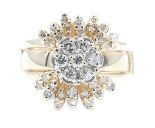 1,05 ctw runder Diamant Ring