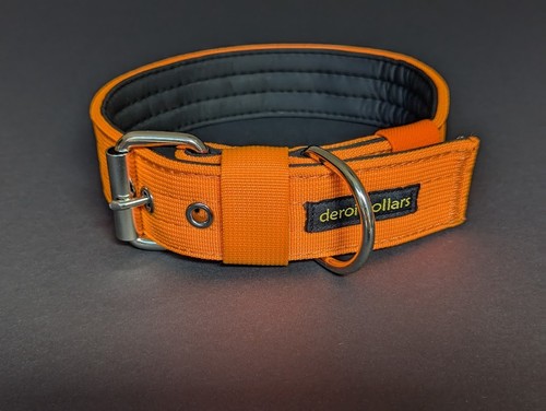 Orange hundehalsband extra - orange,