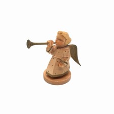 Alte Holz Figur Engel mit