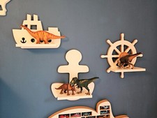 3er set wandregal mit