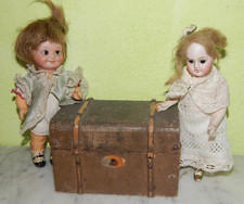 Rarität:Antiker kleiner Überseekoffer,Koffer f.Puppen um 1900
