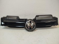 VW Golf V 5 1K Grill Kühlergrill Frontgrill mit Logo L041 Brillantschwarz