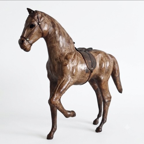 Leder umwickelt pferd statue - pferd,