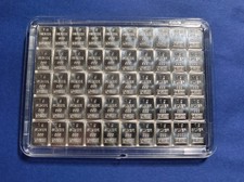 Valcambi Silberrarren 50 x 1 gramm 999,9  mit Zertifikat nach Verfügbarkeit