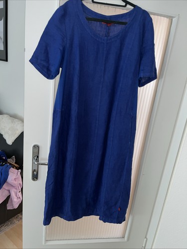 Royal blau damen kleid leinen - damen,