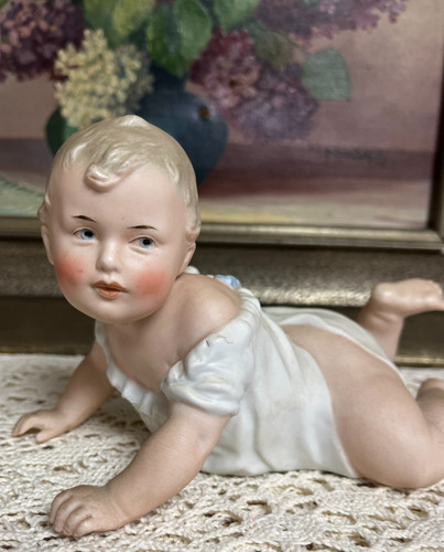 Große antike porzellanfigur - große,