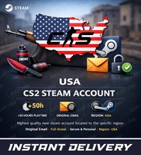 【USA】CS2 Steam Account +50