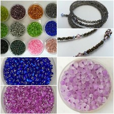 Böhm. Rocailles Mini Farfalle 2x4 mm Schmetterlingsperle viele Farben FARBWAHL