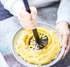 Tupperware Püriermeister D66 Griffbereit Stampfer Kartoffelstampfer schwarz