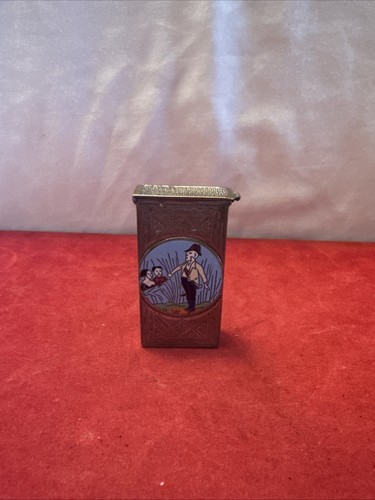 Vintage vesta etui - vintage, emaille