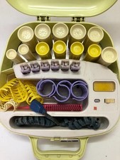 ASIS Vintage National Hot Hair Roller EH-922 Pink beheizbare Lockenwickler au...