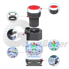 LA38-22mm Maschinen Schalter