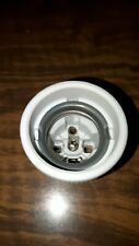 Lampenfassung E27 Keramik Porzellan Hoch Temperatur Fassung 4/250/5KV gebraucht 