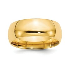 14k Gelbgold Unisex Standard