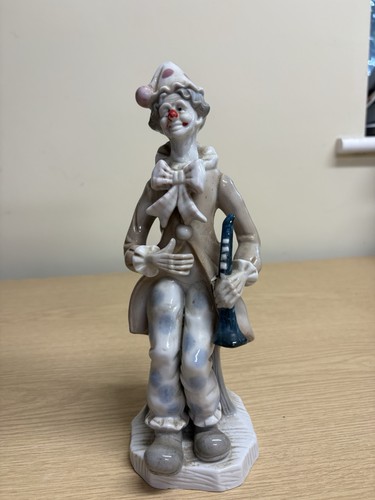 Vintage porzellan clown figur - clown,