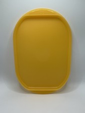 Tupperware Frische Kabinett Deckel Wurstdose Käsedose Dose 700ml 1,6 L Orange T.