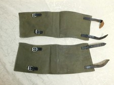 Paar grüne Gamaschen gestempelt 1959 und Hersteller! Bundeswehr?!