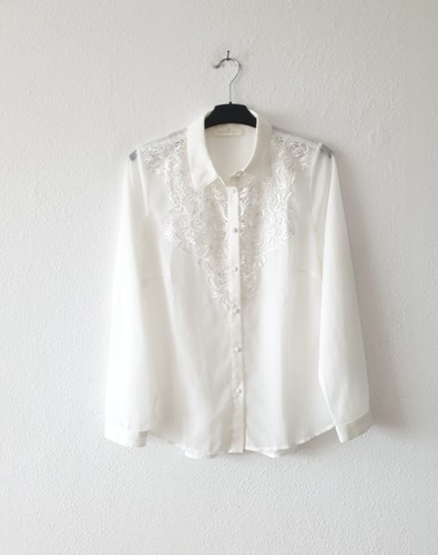 Pfeffinger bluse mit spitze - pfeffinger,
