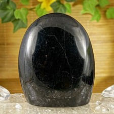 XL Schörl freeform Skulptur schwarzer Turmalin Extra Qu. 80 mm 395 g