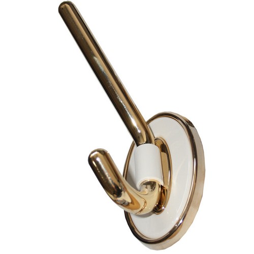 Garderobenhaken gold weiß - garderobenhaken,
