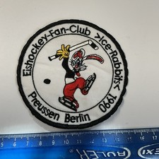 Aufnäher Preussen Berlin Eishockey Fan Club ICE Rabbits 1990