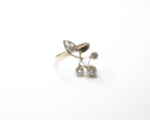Zarter antiker ring rotgold585 - zarter,