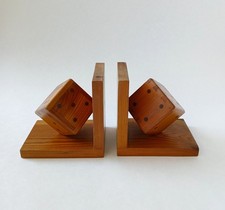 2 Buchstützen Würfel Holz