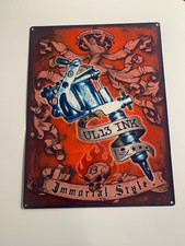 Natural Born Sinner   Retro Blechschild 40 x 30 cm Metallschild