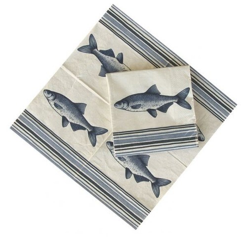 Servietten maritim fisch - 20,
