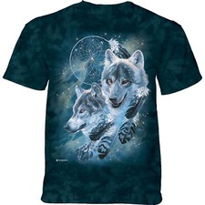 The Mountain T-Shirt "Dreamcatcher Wolf Collage" 