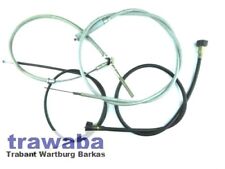 Trabant Bowdenzug Set Gaszug Kupplungsseil, für Blockvergaser.. Original DDR IFA
