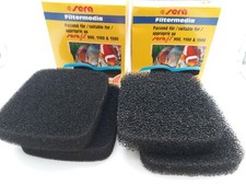 Sera fil 900 1100 1300 Filtermedien Filterschwamm  fein oder grob Inhalt 2 Stück