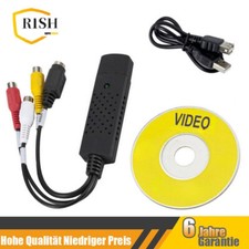 USB 2.0 Audio Video Grabber VHS auf DVD Konverter Für Windows 10 8 7 Mac