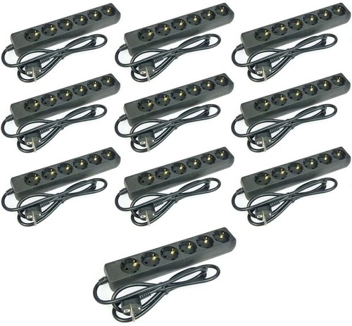 10x steckdosenleiste fach - steckdosenleiste,