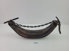 Stirnblatt Ochsenjoch Stirnjoch Leder Metall Bauernhof Dekoration #253882