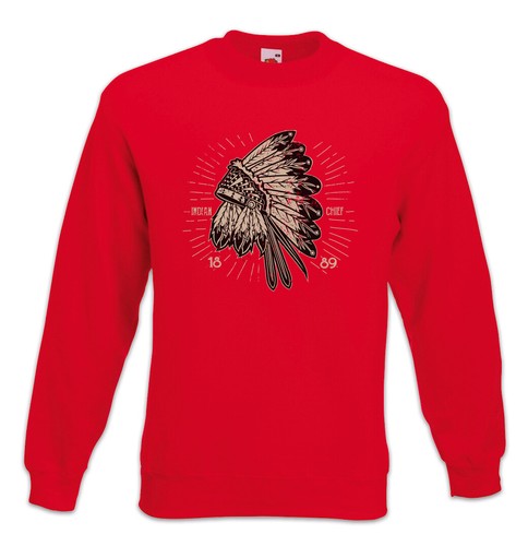 Indian chief hat sweatshirt - chief,