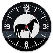 Schwarzes pferd silhouette - schwarzes,