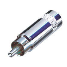 Steckverbinder Metall Phono