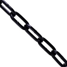 5Meter Stahlkette 5mm Schwarz Stahlkette  Rundstahlkette Eisenkette langgliedrig