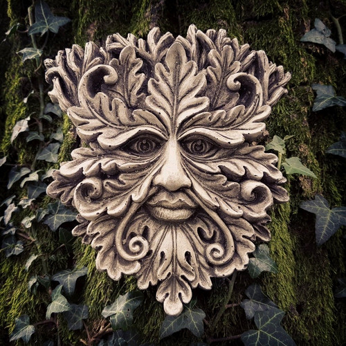 Steinfigur greenman stein - steinfigur,,