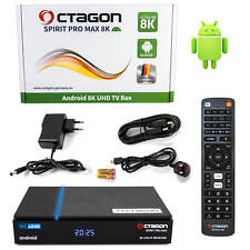 Octagon Spirit Pro MAX 8K Android TV Box IPTV 4K/8K Streaming 4GB RAM 64GB Flash