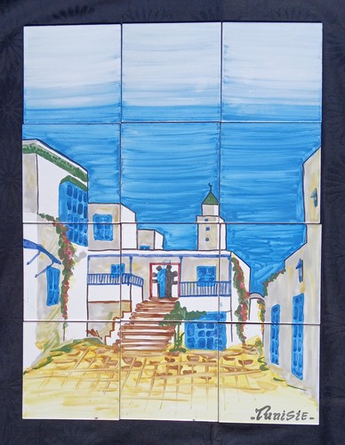 Orientalisches fliesenbild - orientalisches,