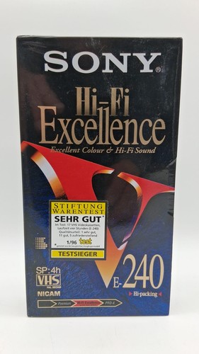 Vhs sony excellence - sony, hi-fi