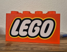 Lampe led-Leuchte Innenraum 3D gedruckt Logo Lego kein Original