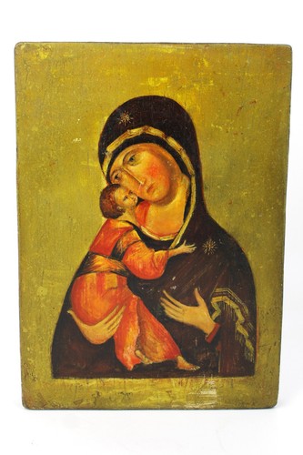 Ikone holz madonna mit - holz,,