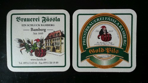 Bierdeckel bamberg brauerei - bamberg,