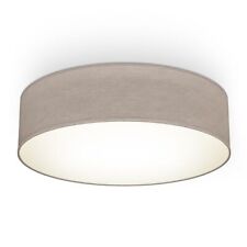 LED Deckenlampe Stoff Textil Wohnzimmer Deckenleuchte Schlafzimmer taupe E27