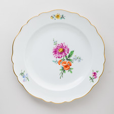 Meissen Speiseteller Bunte