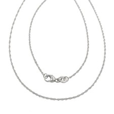 Echt Platin 950 Juwelier Doppel Anker Kette Stärke 0,96 mm Pt 950 mit Karabiner
